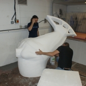 head & neck onto upper torso, fit test
