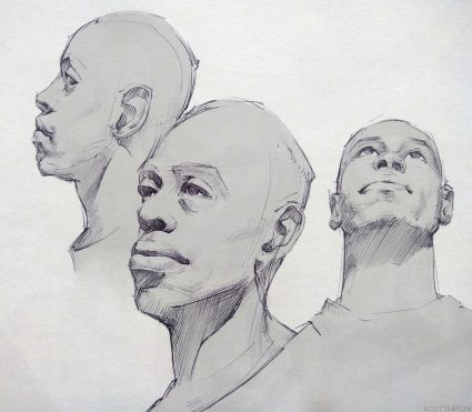 Portrait Studies, Scott Eaton. From BodiesinMotion.photo 3d Scans
