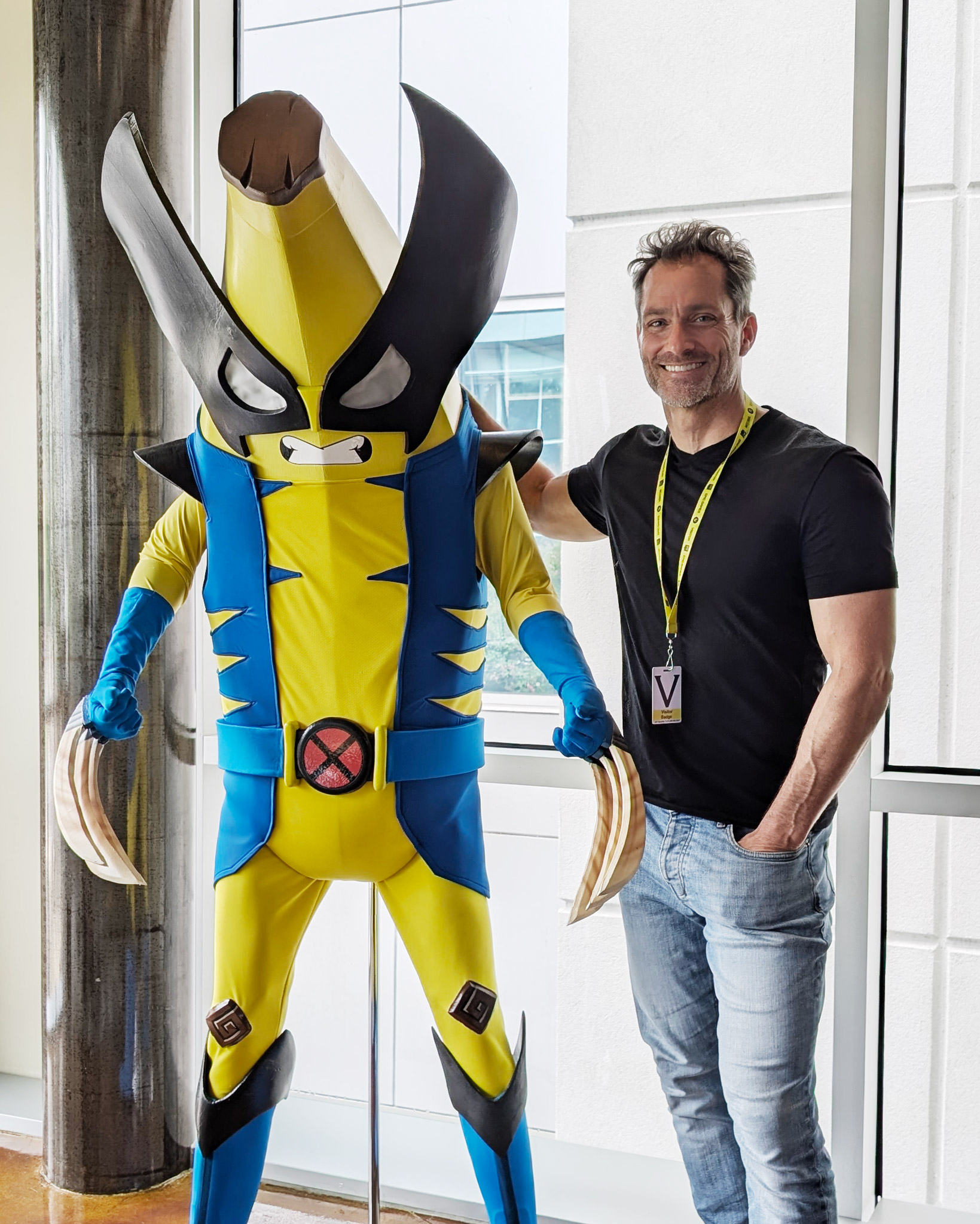 Scott with Peely