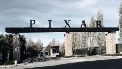 Pixar Animation Studios front entrance gate
